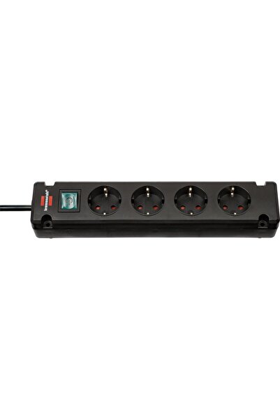 Brennenstuhl BREMOUNTA EXT.SOCKET 4.WAY BLACK 1,5M