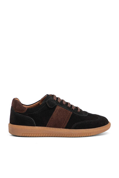 Tergan Siyah Hakiki Süet Deri Kadın Sneaker - K4MEAY068704-A01