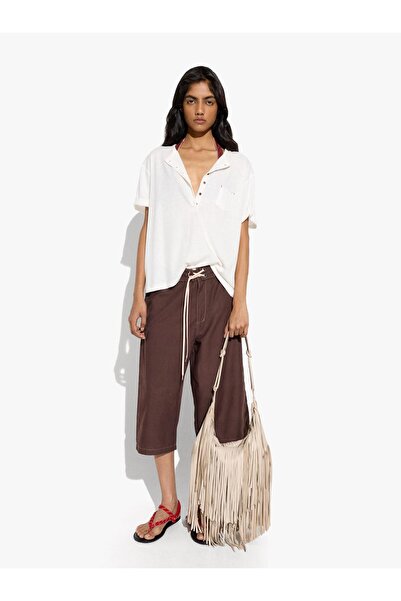 Women's Tassel Leather Shoulder Bag