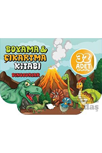 Çikolata Yayınevi الديناصورات - كتاب التلوين والملصقات