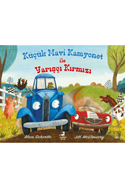 OLİMPOS ÇOCUK Küçük Mavi Kamyonet İle Yarışçı Kırmızı