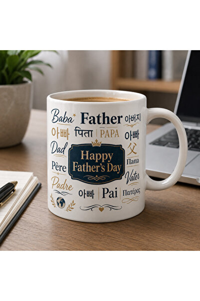 Tomris Hatun Father's Day, Special Gift for Fathers, Double-Sided Sublimation...