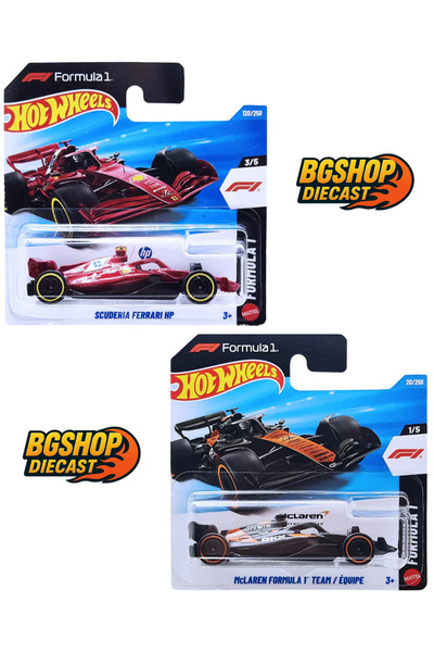 HOT WHEELS FORMULA 1 - Scuderia Ferrari HP - FORMULA1 - Mclaren Formula 1 Team