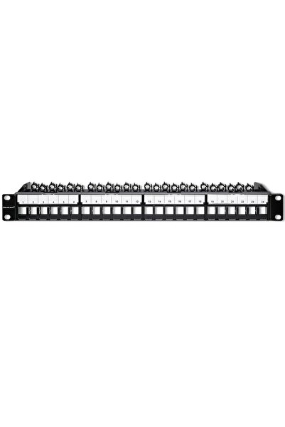 Qoltec 54516 Panou de patch-uri pentru dulapuri rack 19 inch/24 porturi/ 1U/U...