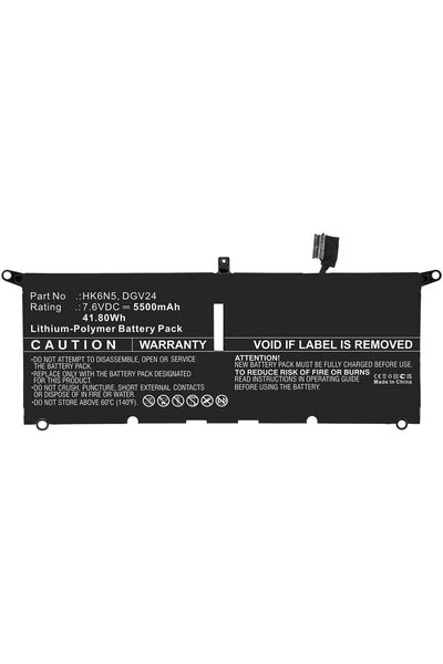 CoreParts Baterie laptop pentru Dell 41.80Wh 7.6V 5500mAh 41.80Wh Li-ion 7.6V...