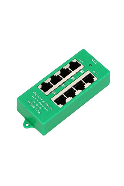 Extralink Injector PoE activ 4 porturi gigabit 802.3af/at mod A