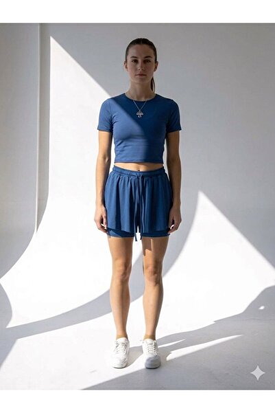 Rouge basıc Tennis Shorts Skirt