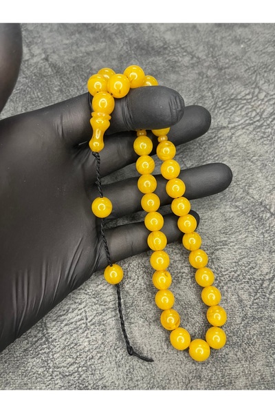 Mos Tespih Collectible High-End Stringed Tassel Amber Prayer Beads