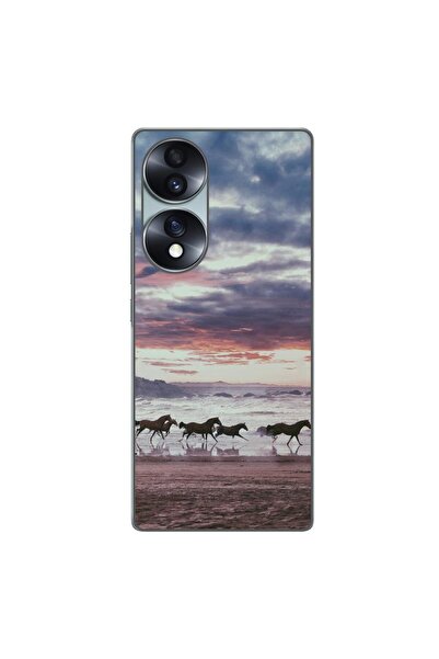 OEM Husa compatibila cu Honor 70 Silicon Gel Tpu Model Cai Alergand