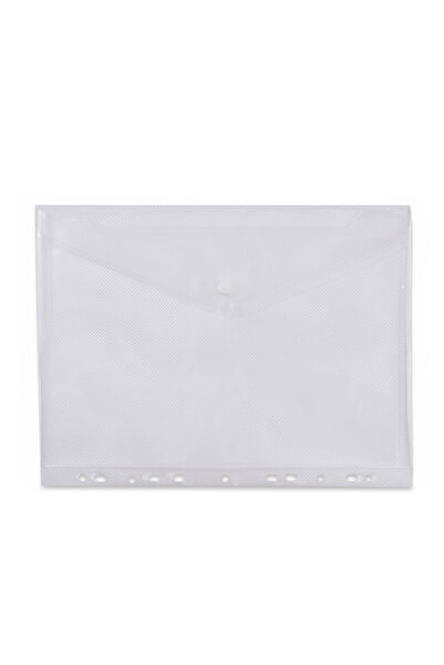 Zumzeria A4 Transparent Folder with Clip for Binder