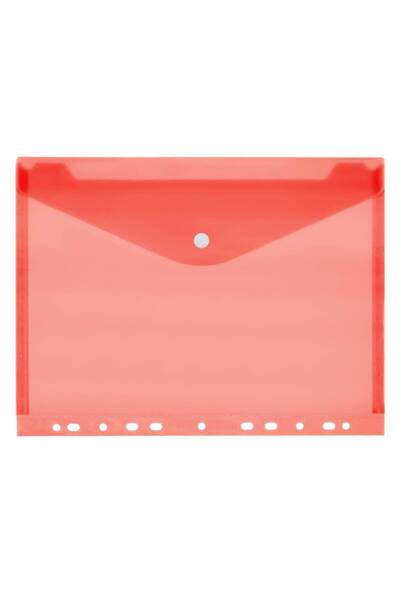 Zumzeria A4 Folder with Red Clip for Binder