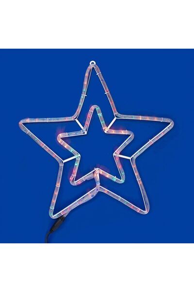 Zumzeria Double Star Φωτιστικό Σωλήνα LED με 8 Προγράμματα 57x57εκ. - Πολύχρωμο