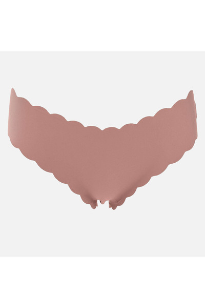 Zumzeria Dark Pink Laser Cut Curved Hipster Panties for Women