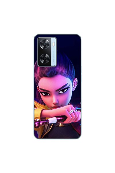 OEM Husa compatibila cu Oppo A57s Silicon Gel Tpu Model KPop Demon Hunters Rumi