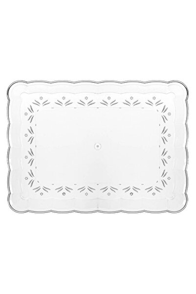 Zumzeria Tavă din plastic transparentă, dreptunghiulară, 33x23cm