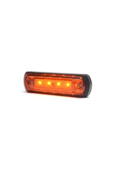 Aftermarket Lampa gabarit LED WAS 1338 12V-24V Portocaliu