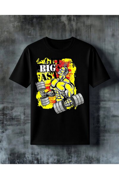 COMVİCHO Get Big Fast Cash Flow Training Printed Oversize T-Shirt