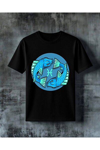 COMVİCHO Balik Burus Printed Oversize T-Shirt