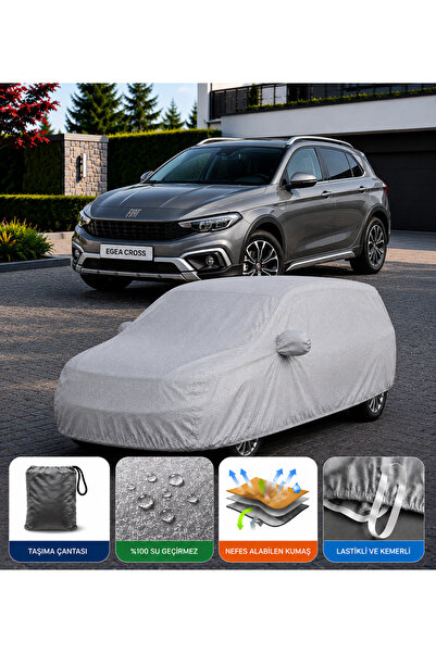 COCEM Fiat Egea Cross Premium Araç Brandası Su Geçirmez UV Korumalı Tam Korum...