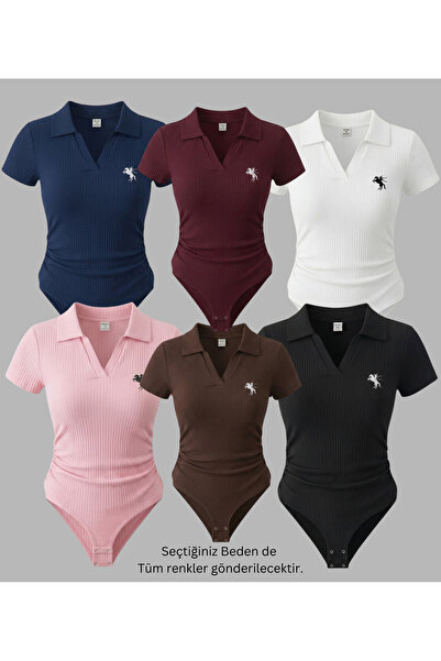 Gofeel Polo Yaka Fitilli Likralı Premium Zıbın