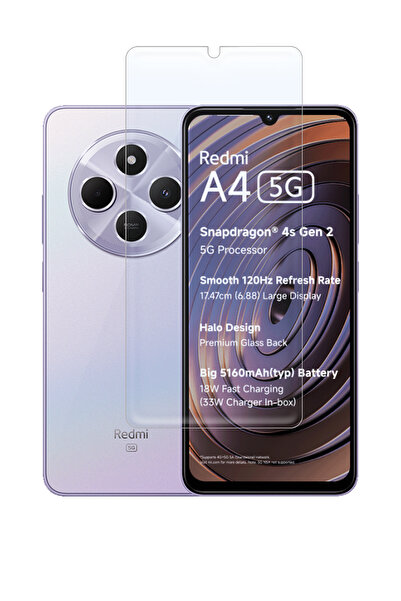 Phonextra واقي شاشة نانو لامع عالي الدقة متوافق مع Xiaomi Redmi A4، حماية مرن...