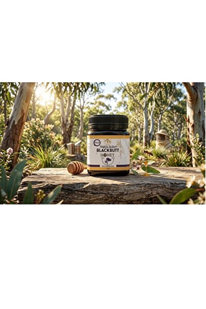 Jarrah Raw Australian Blackpot Honey 250g TA35 - Pure therapeutic honey for b...