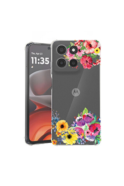 bestcase Husă Antișoc pentru Motorola Moto G17 / G17 Power / G15, Flori, 3144...