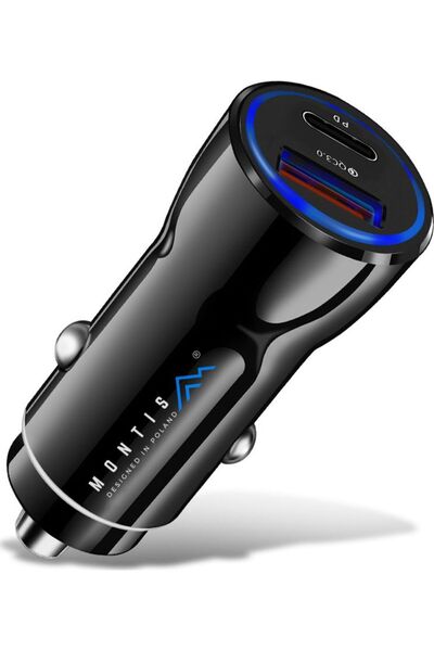 MONTIS Încărcător de baterii MT010 1x USB-A 1x USB-C 3 A (MT010)