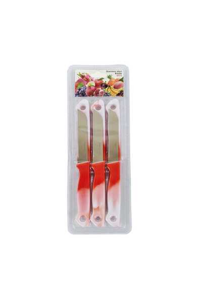 Chefline 9 cm Stainless Steel Knife, 6 pcs, MKT A4