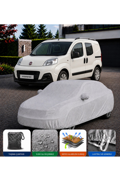 COCEM Fiat Fiorino Premium Araç Brandası Su Geçirmez UV Korumalı Tam Koruma G...