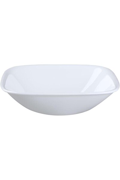 Corelle Vitrelle Glass Square Dessert Bowl, 10 oz, Pure White