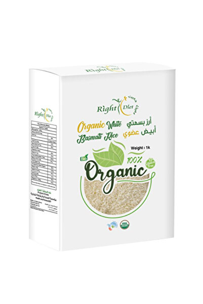 RIGHT DIET Organic Gluten-Free White Basmati Rice 1 kg -