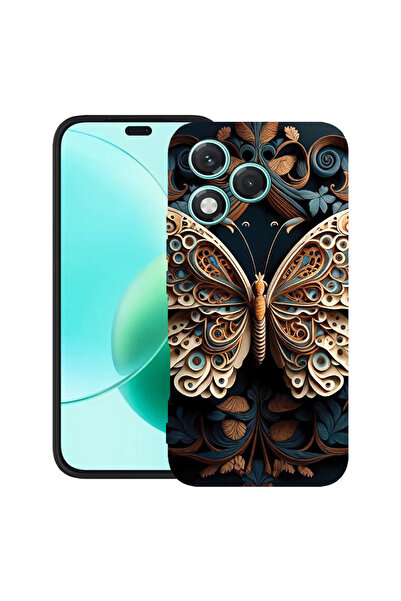 bestcase Husă TPU Ultra Subțire pentru Honor 600 Lite, Fluture Frumos, 314371...
