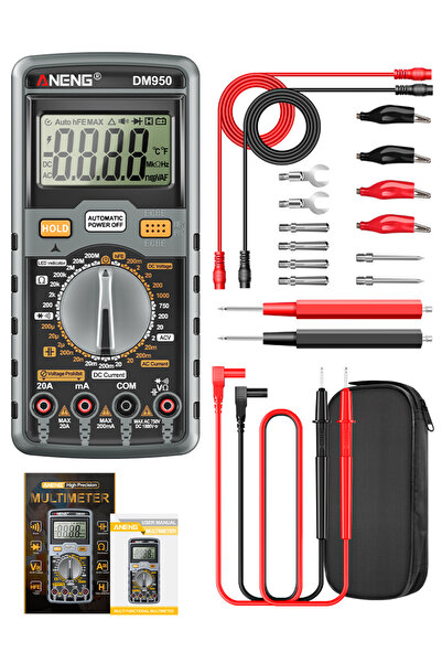 Choice ANENG DM950 Grey PRO ANENG DM950 Digital Multimeter 1999 Counts AC/DC ...