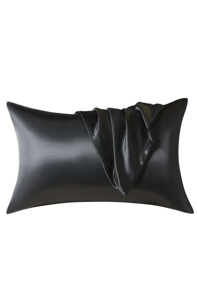 Choice4 51x76cm Black 100% Natural Mulberry Silk Pillowcase Hair/Skin Protect...