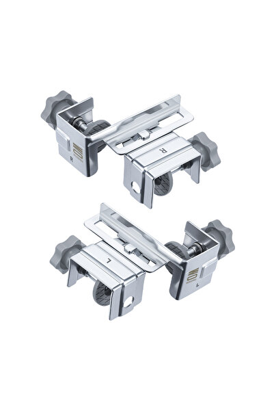 Choice 2pcs 2pcs Drawer Front Installation Clamps Adjustable Stainless Steel ...