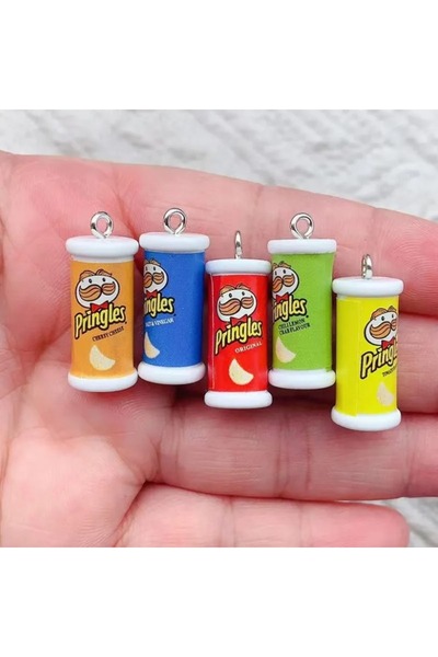Choice 10pcs mix 10pcs Simulation Of 3D Potato Chip Box Charms For Pendant DI...