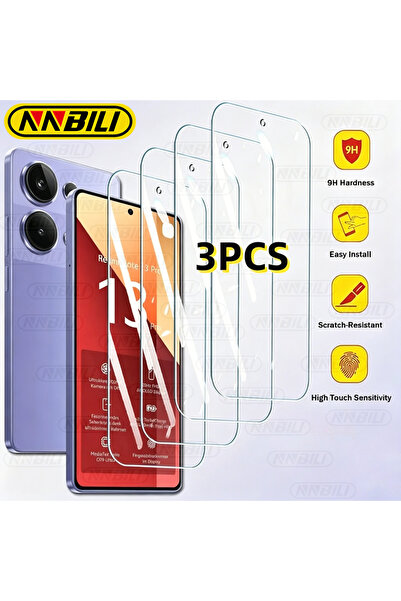 Choice12 3Pcs HD Glass Redmi 12 NNBILI 5/3Pcs Tempered Glass For Redmi Note 1...