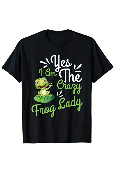 yiou trendy clothing تي شيرت رجالي مطبوع عليه نصًا ممتعًا "نعم، أنا سيدة الضف...