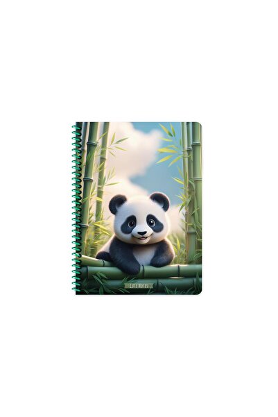 KESKİN COLOR Sharp 16.5 X 22.5 Lined Pp Cover Cute Animals Spiral Notebook - ...