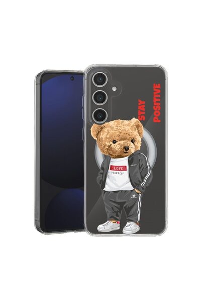 bestcase ¬Æ Husa pentru Samsung Galaxy A36 cu Design Stay Positive - Teddy Be...