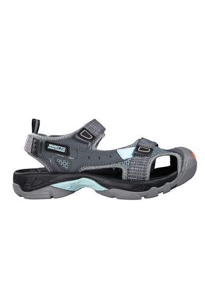 HUMTTO Women's Water Draining Sole Velcro Outdoor Sandals Smoked