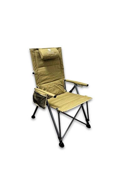 windcamp KATLANIR KAMP SANDALYESİ PREMIUM - SIRT AYARLANABİLİR - BEJ