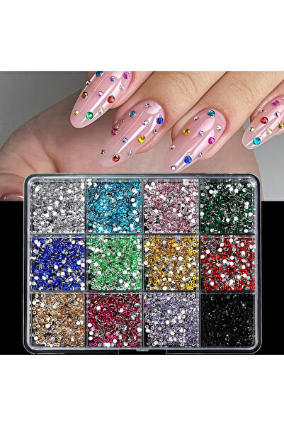 Choice1 1 Shimmering Crystal Nail Art Rhinestones Flatback Colorful Gemstones...