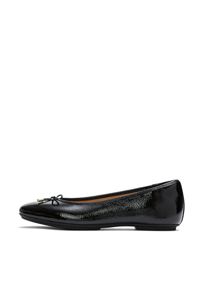 Fitflop حذاء باليه نسائي/بناتي A0K-001/E19 DELICATO Bow من الجلد الناعم
