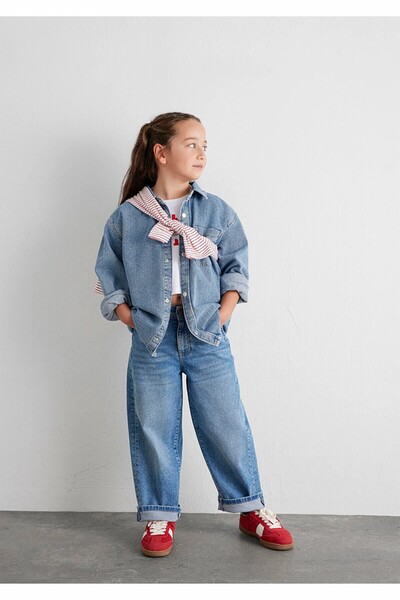 Mavi Kız Çocuk Viviy Mid Blue Denim Jean