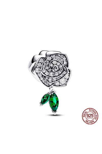 Choice5 BMT1294 Charms 925 Silver Roses & Lucky Four-Leaf Clover Charms Beads...