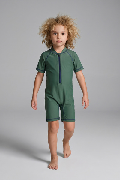 Colorinas Seaflow Children's Unisex Half-Zip Swimsuit