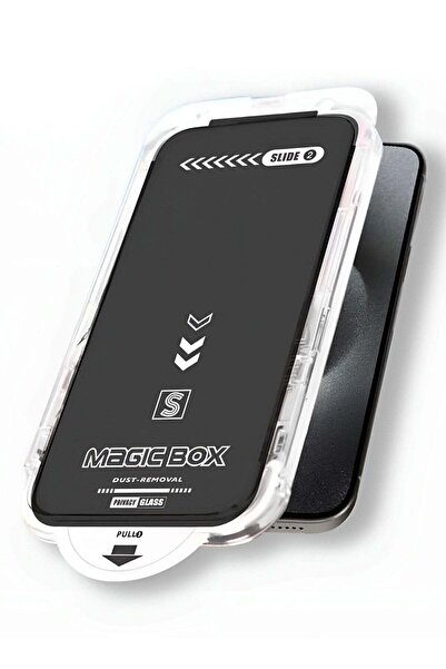 Umsuka Privacy Screen Protector for iPhone 15 Pro Max – Magic Box Auto-Align,...