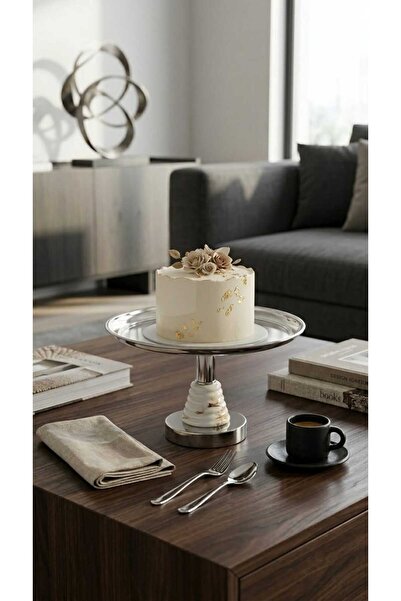 Generic Elegant and luxuriously designed serving stand for sweets and nuts, p...